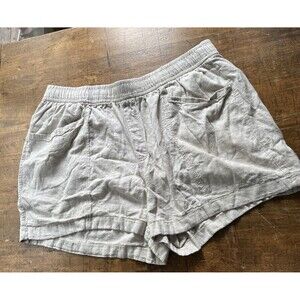 Old Navy Women's Shorts Beige Size 3X Linen Blend 4" Pull On High Rise Stretch